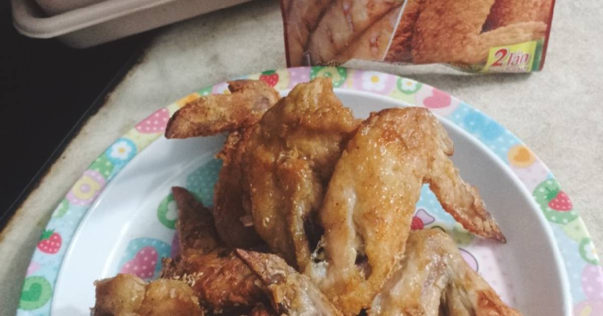 Gà rán bằng nồi chiên không dầu
