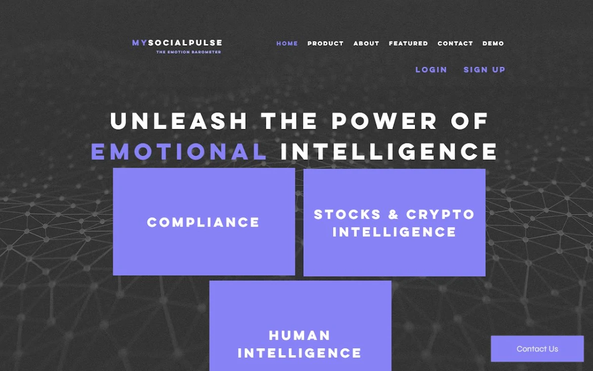 Captura de MySocialPulse