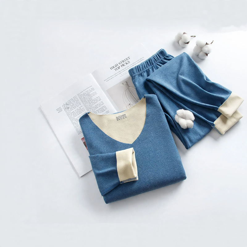 Seamless thermal underwear set for men and women
