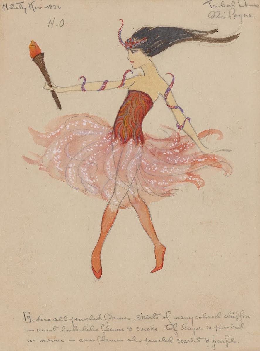 Tribal Dance Miss Payne 1920   1921
