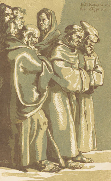 A Group Of Monks And A Woman 1780s