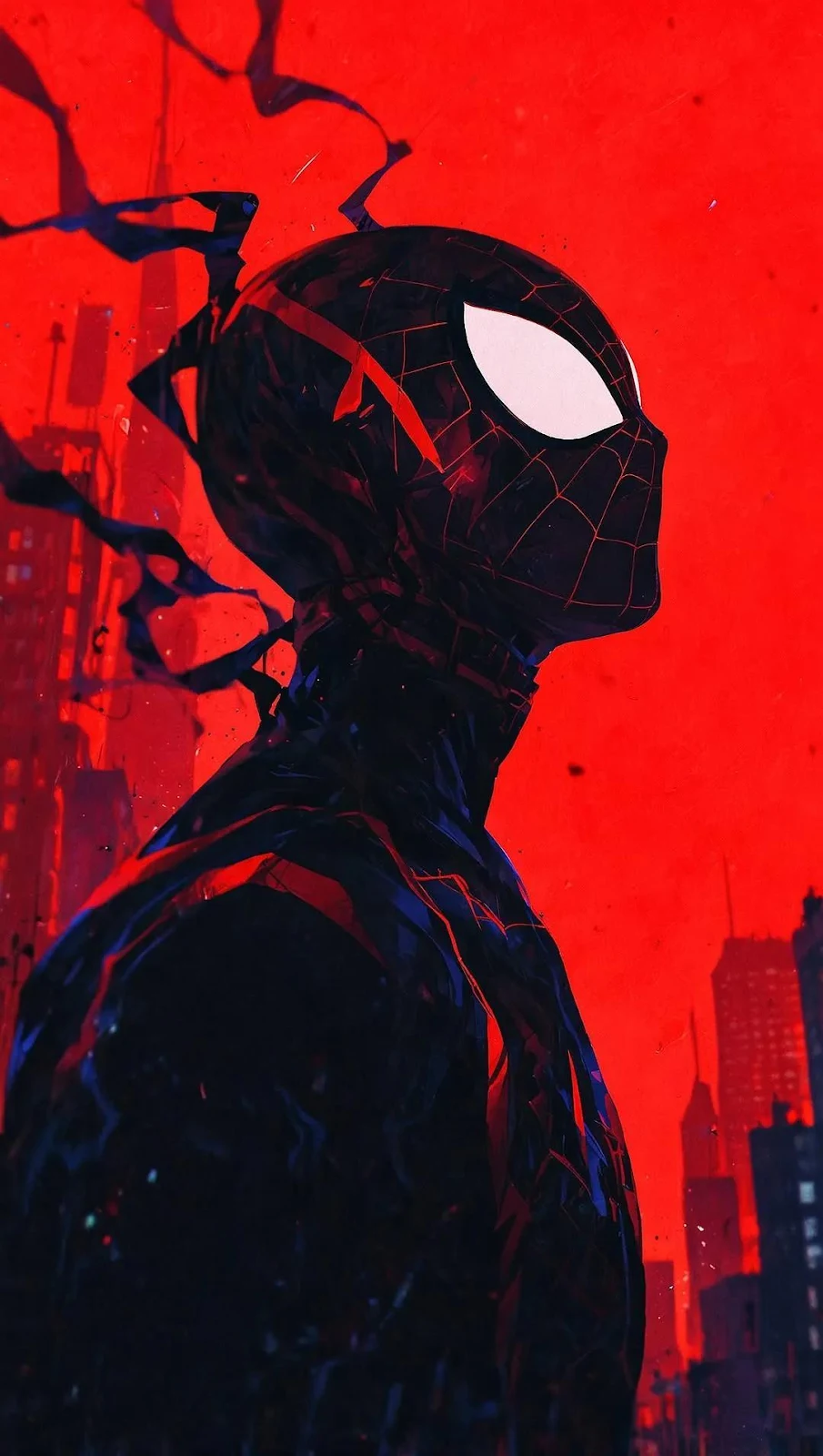 Miles Morales Spider-Man - Comic Book Art iPhone Wallpaper (1080x1909)