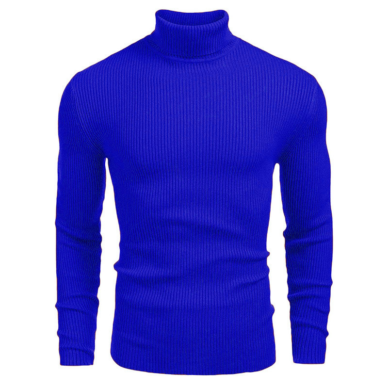Men's turtleneck sweater, long sleeve, knit