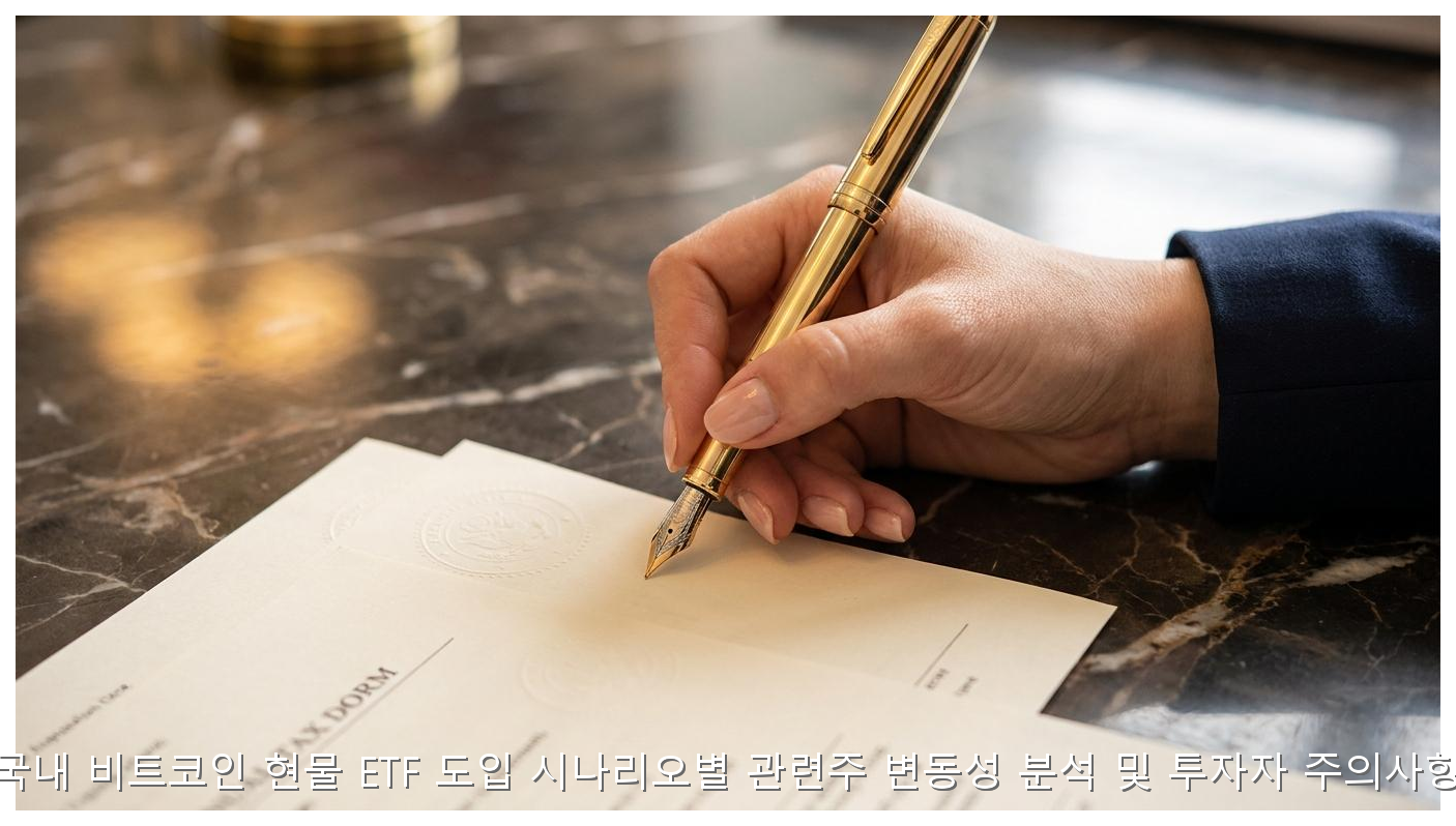국내 비트코인 현물 ETF 도입 전망과 관련주 변동성 리스크 핵심 안내 및 분석 인포그래픽 (6)