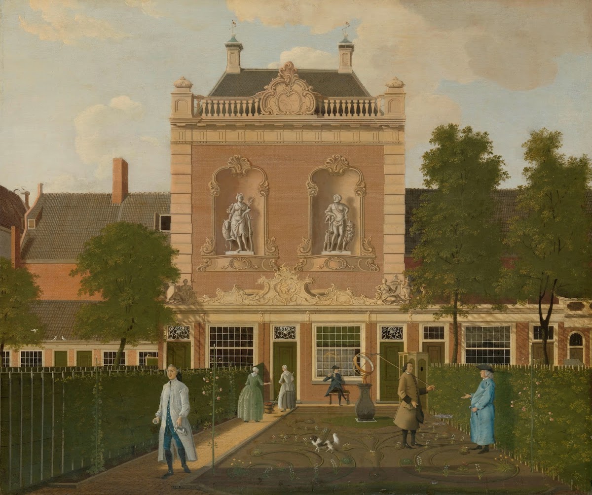 The Garden and Coach House of 524 Keizersgracht in Amsterdam 1772