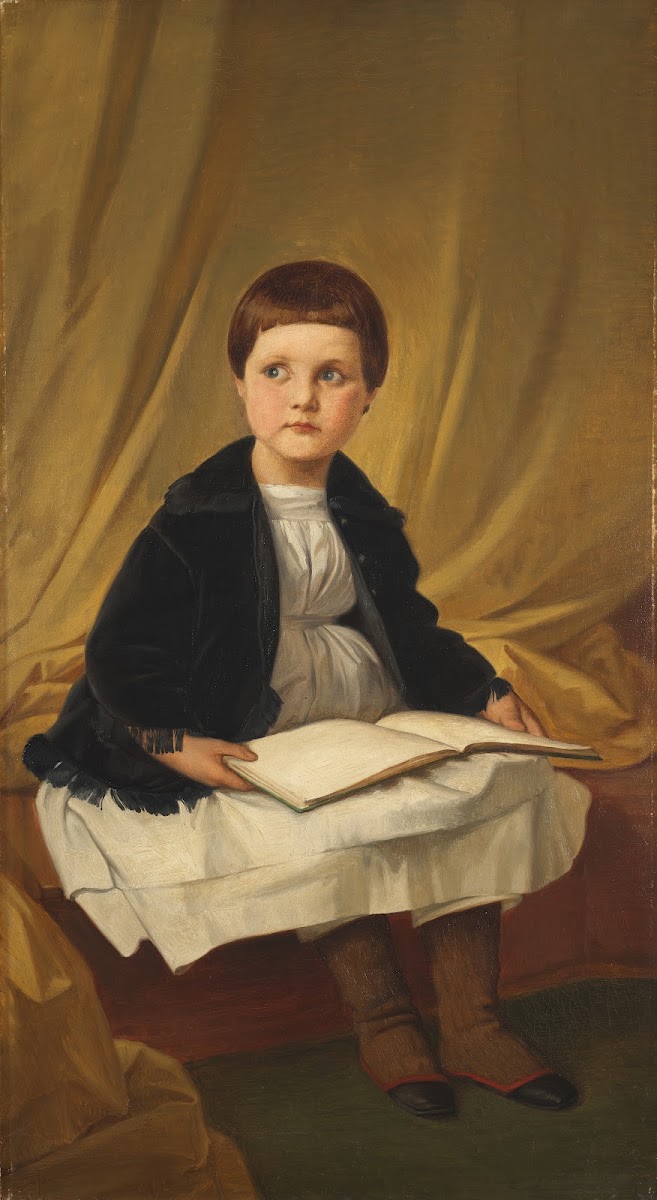Portrait of Agnes von Steinle the Artists Daughter