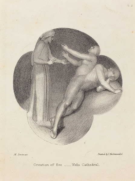 Creation of Eve from Wells Cathedral 1829
