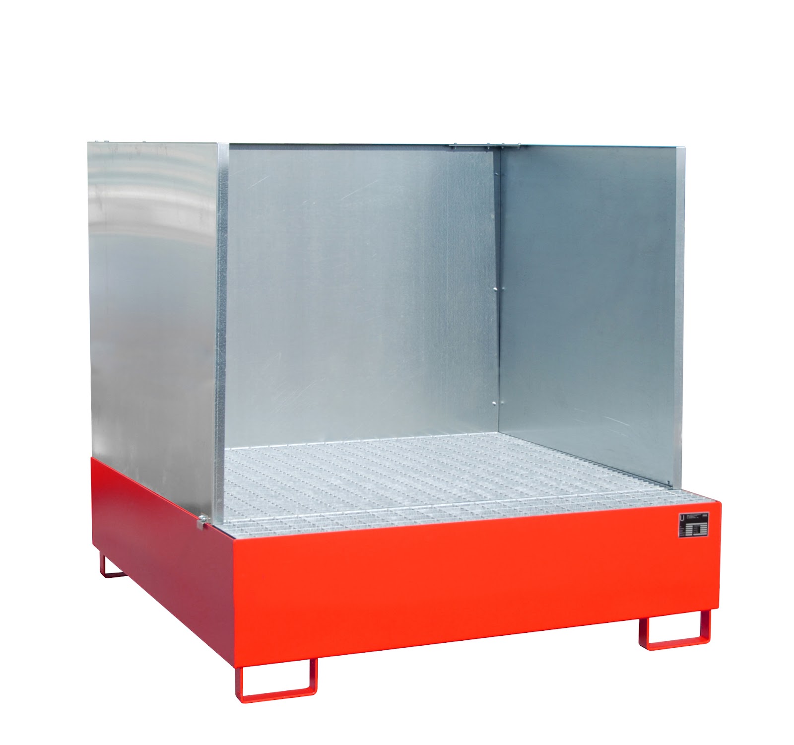 Opvangbak AW 450/SW, gelakt, Vuurrood