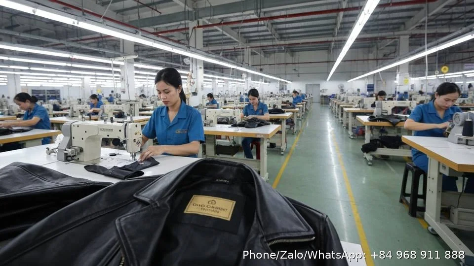 Leather Jacket Manufacturing - Gold Garment Vietnam