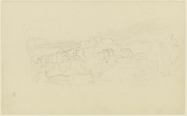 View on Olevano 1830  1831