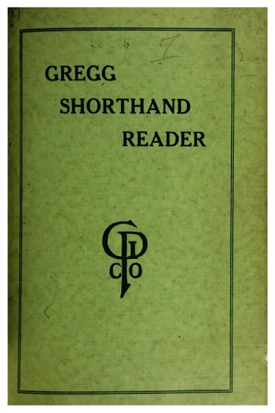 gregg-gregg shorthand manual-4th version reader 1912