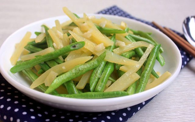 Khoai Tây Xào Đậu Đũa