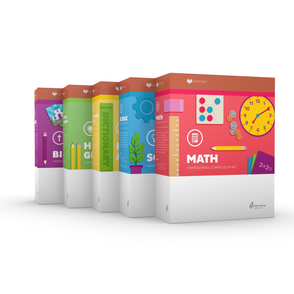 LIFEPAC 1st Grade 5-Subject Complete Set