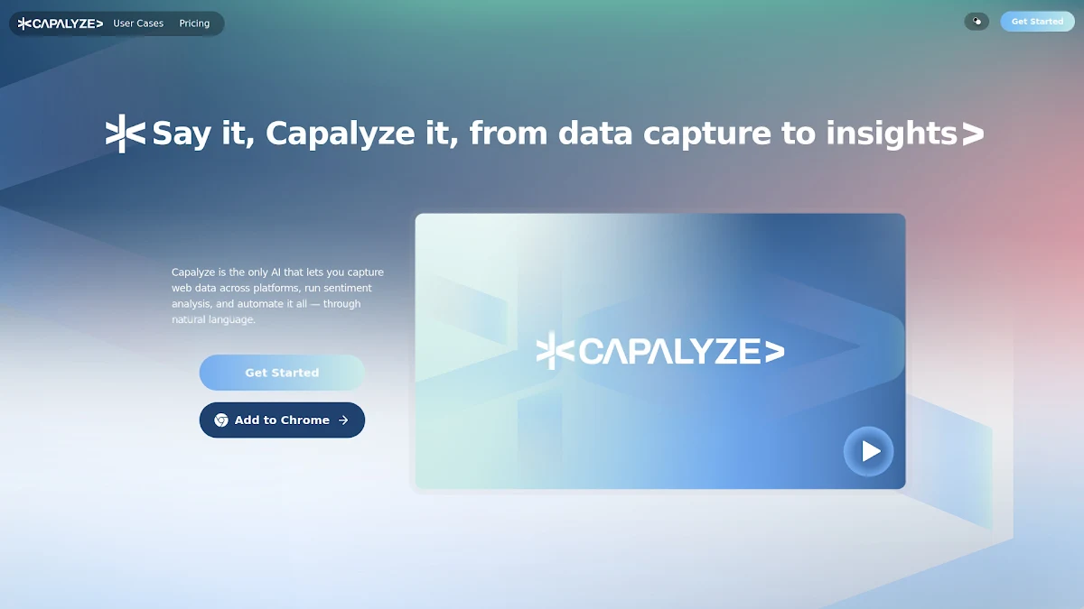 Captura de Capalyze