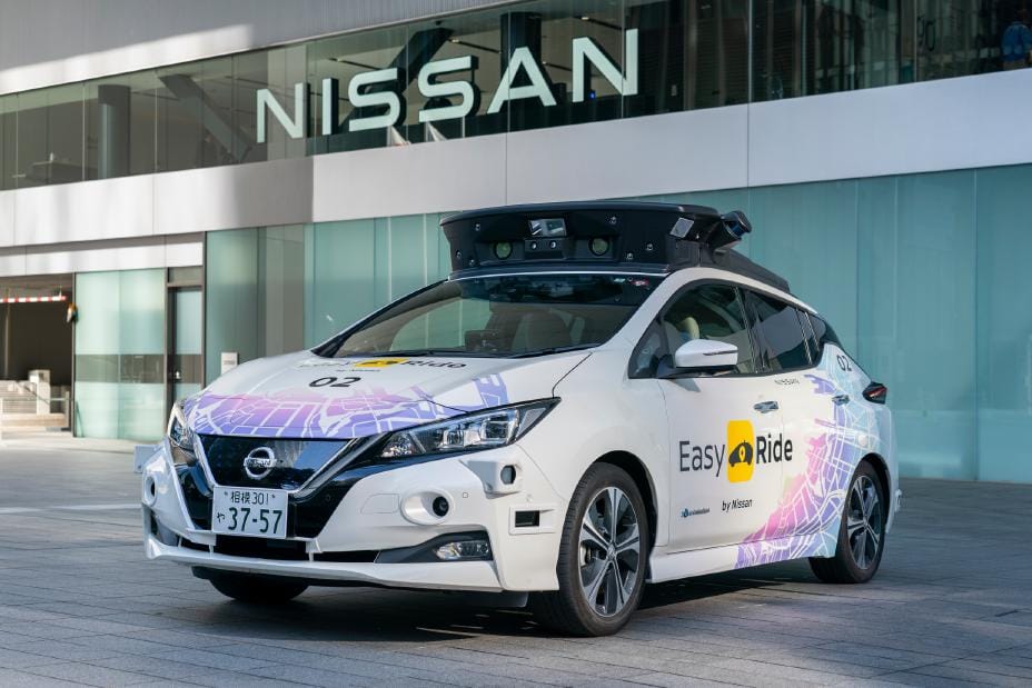 닛산 자율주행 차량 후면 모습/출처=Nissan Europe Newsroom