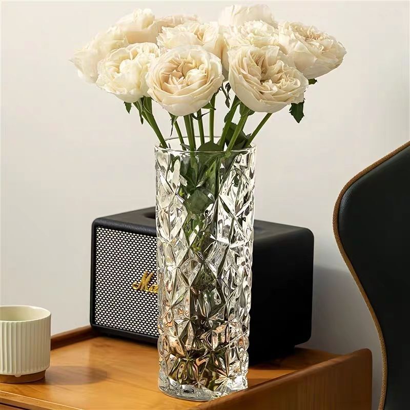 Glaszylinder-Blumenvase, 18,5–28,5 cm, modern