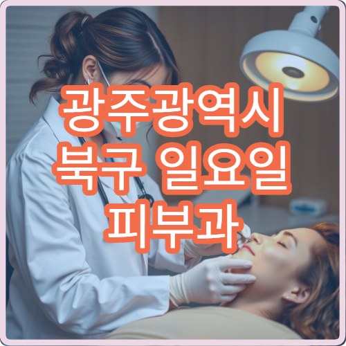 광주광역시 북구 일요일 피부과 휴일 진료 안내