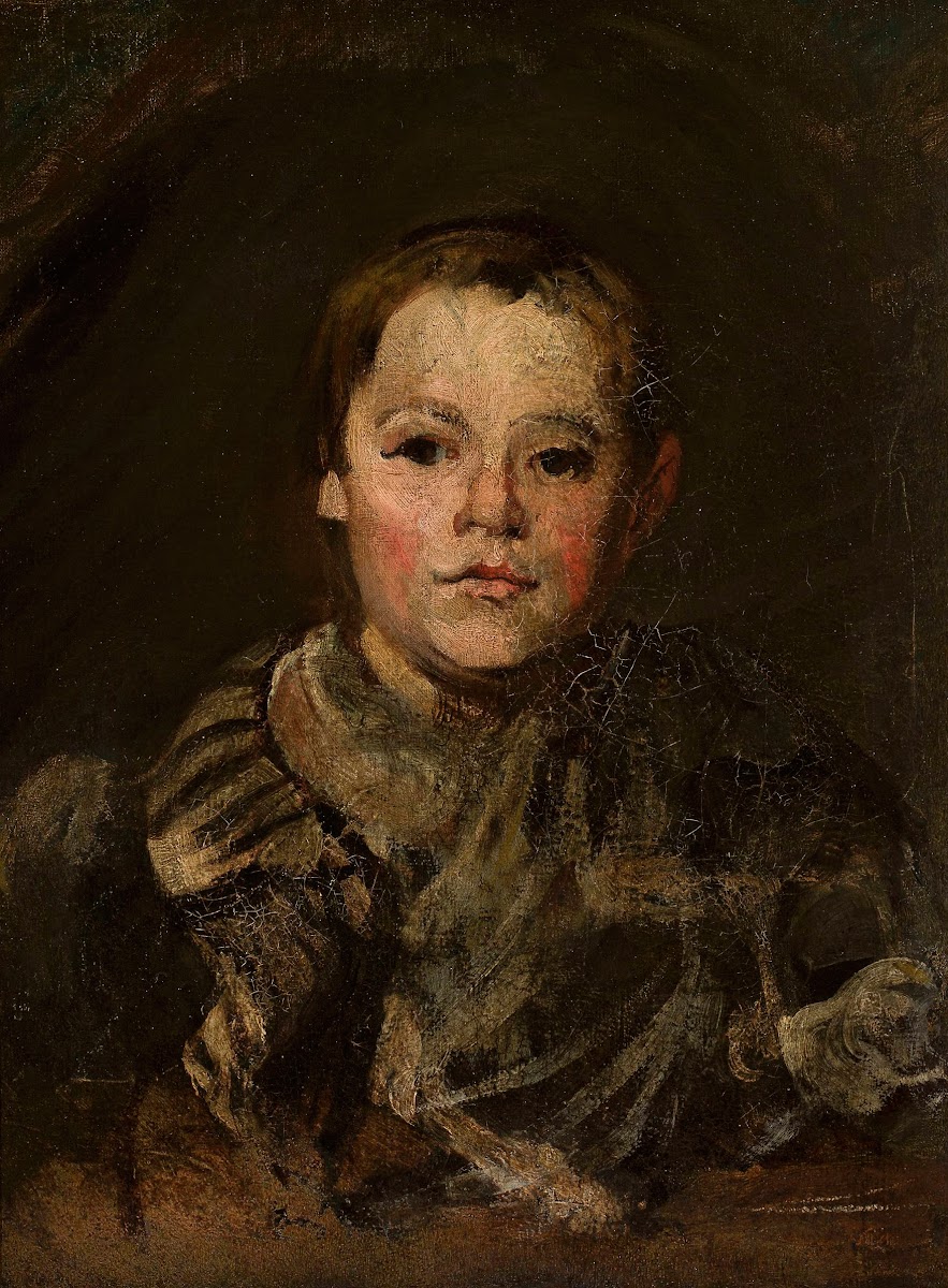 Portrait of the artists son circa 1845