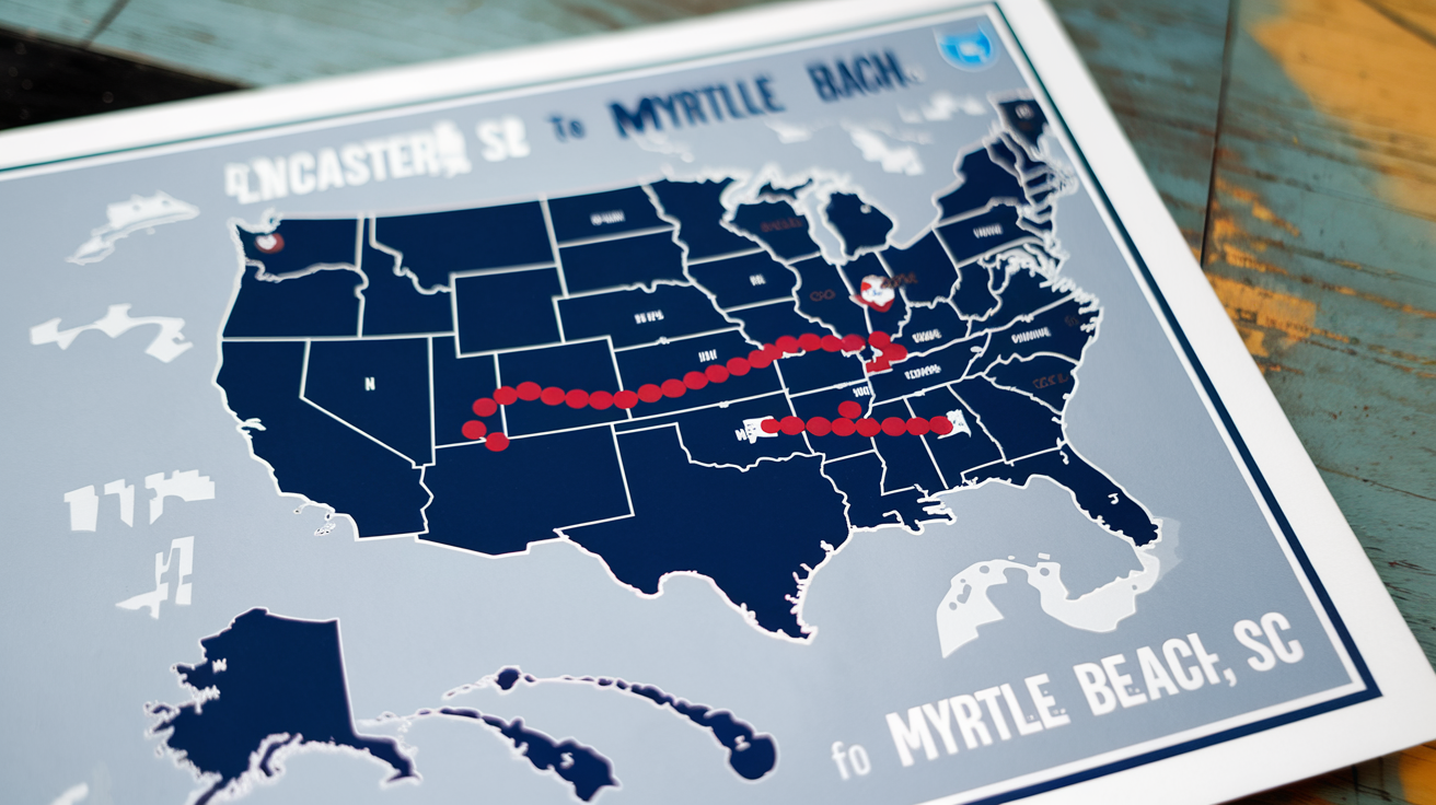 How Far Is Lancaster SC From Myrtle Beach?