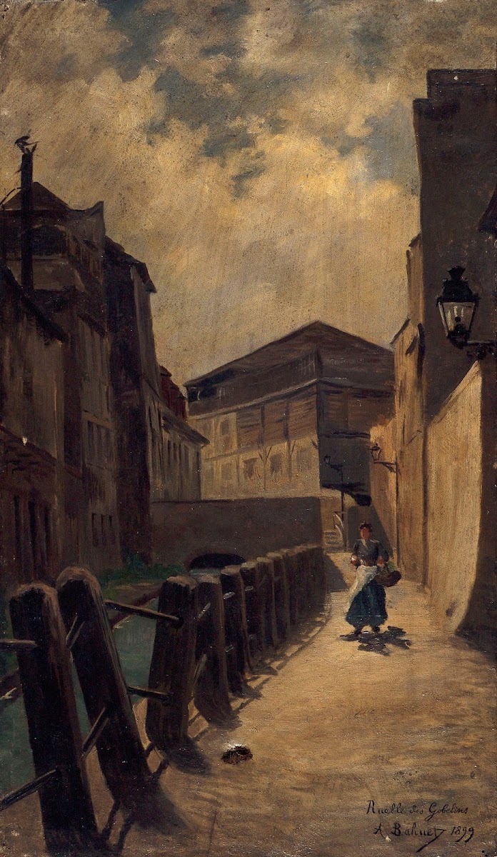 La Bièvre ruelle des Gobelins 1899