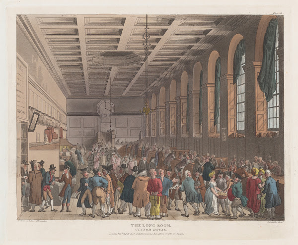The Long Room Custom House 1808