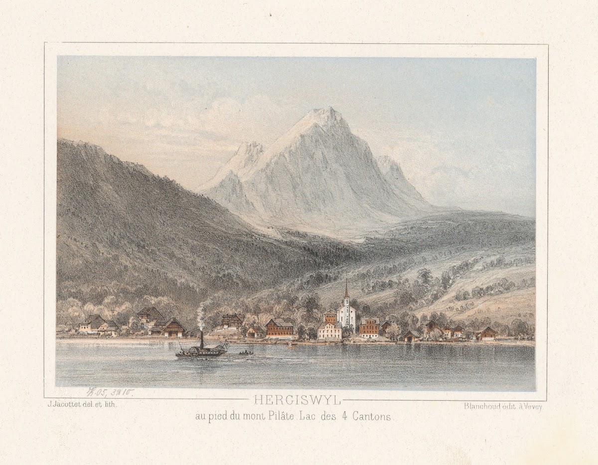 Hergiswyl au pied du mont Pilâte Lac des 4 Cantons