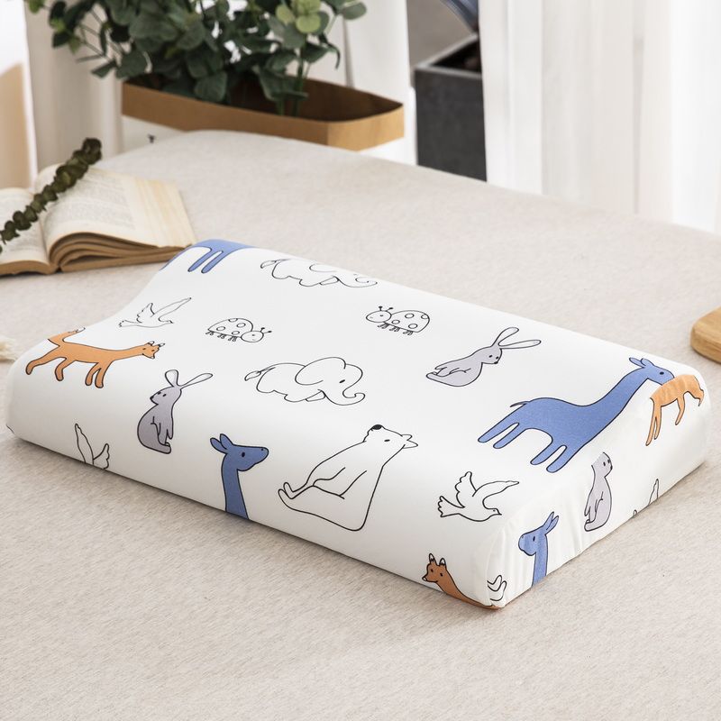 Children's pillow with wave design made of memory foam