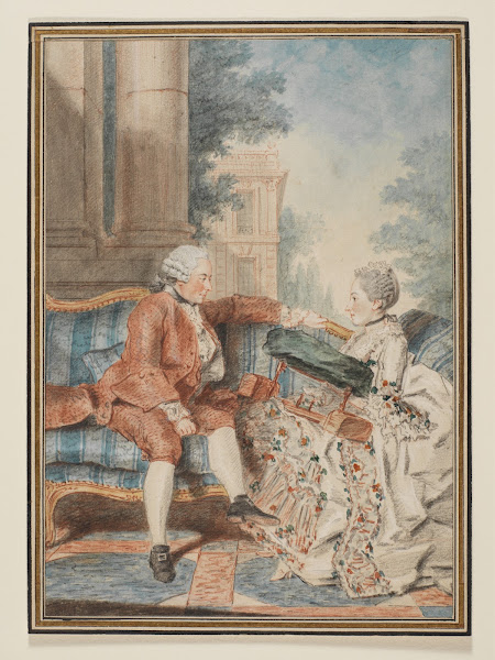 Couple on a canapé