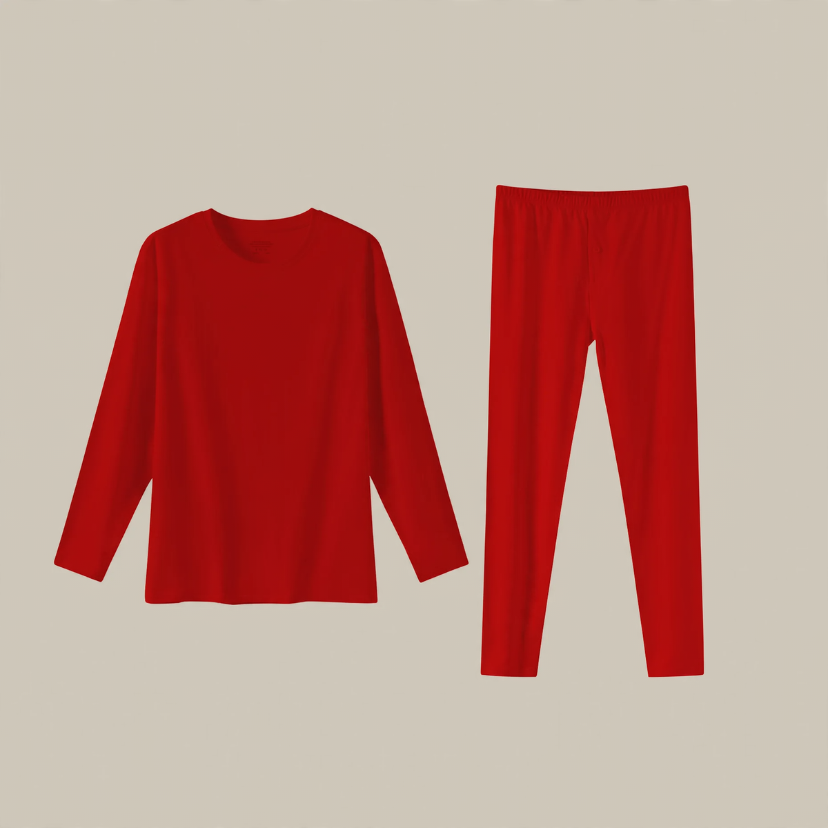 Baumwoll-Unterwäsche-Set in Rot, ideal als Geschenk