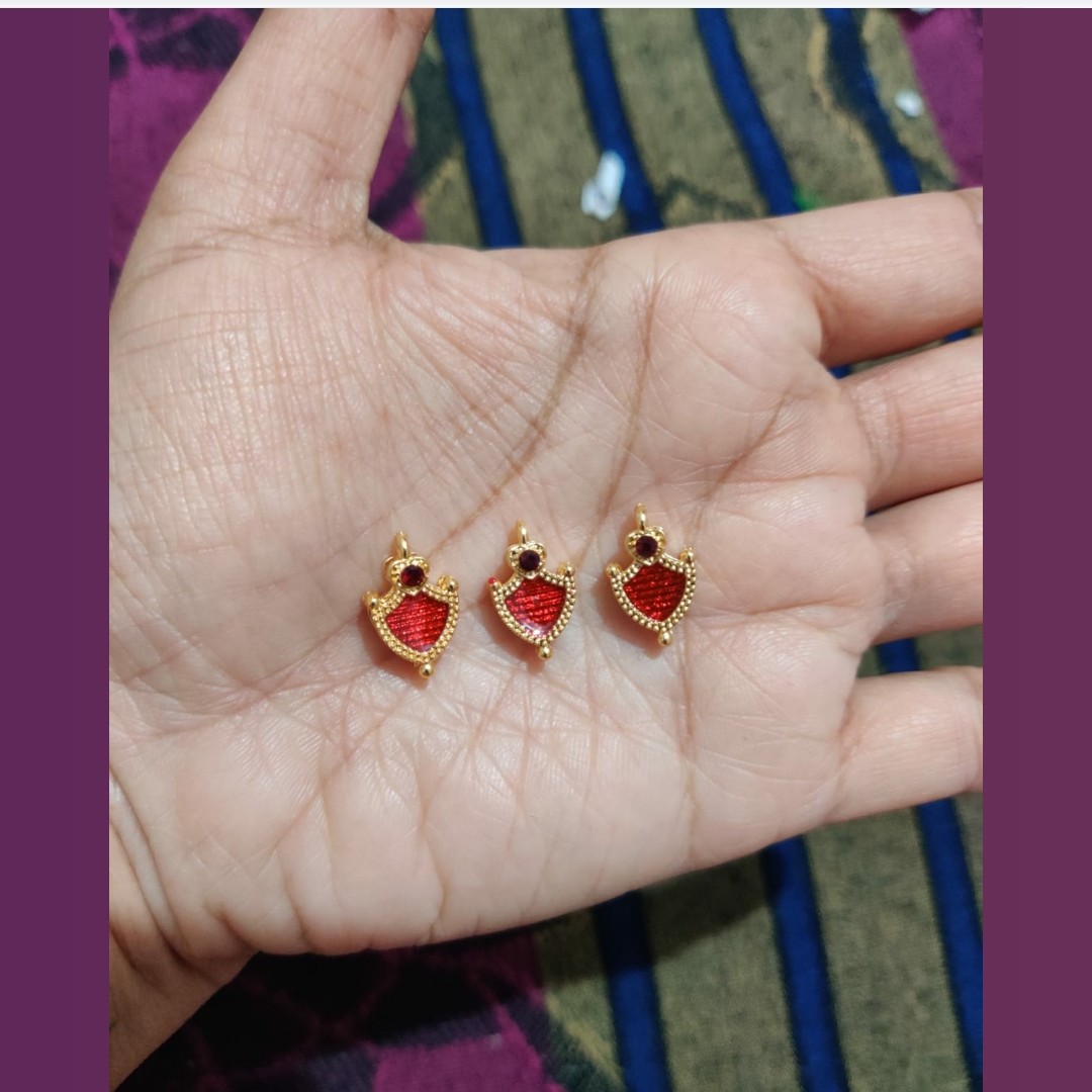 R53-Red Meena For Invisible  (Pack Of 3)