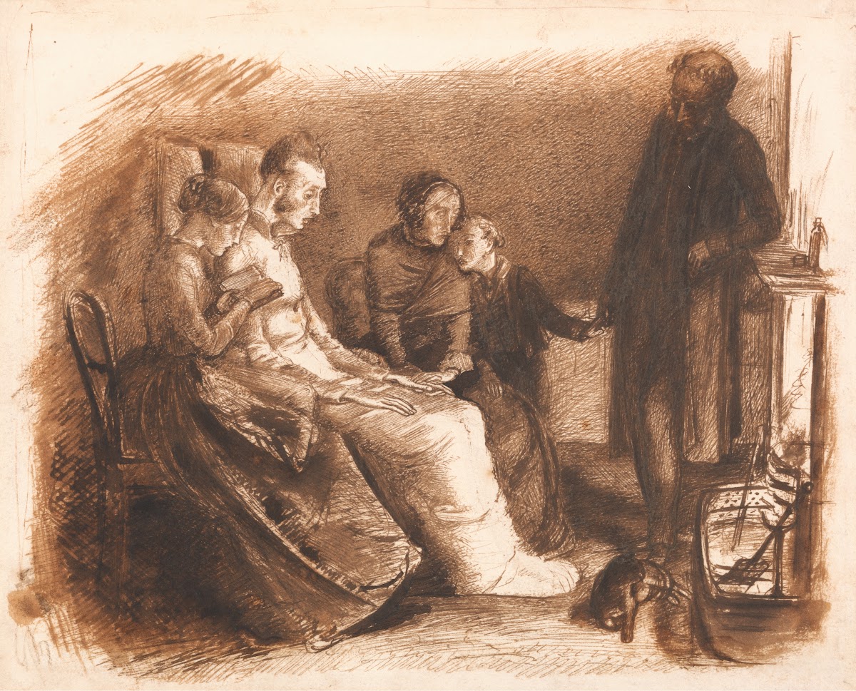 The Dying Man ca 1853