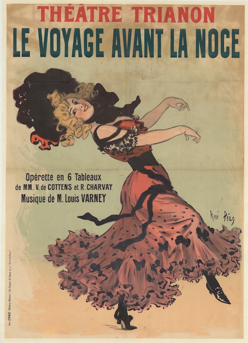 Théâtre Trianon Le voyage avant la noce 1902