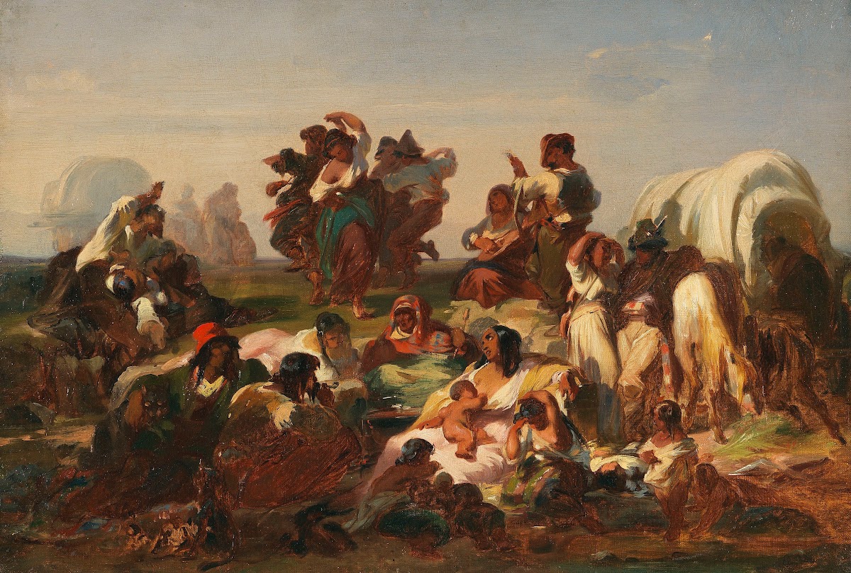Zigeunerlager Ca 1873