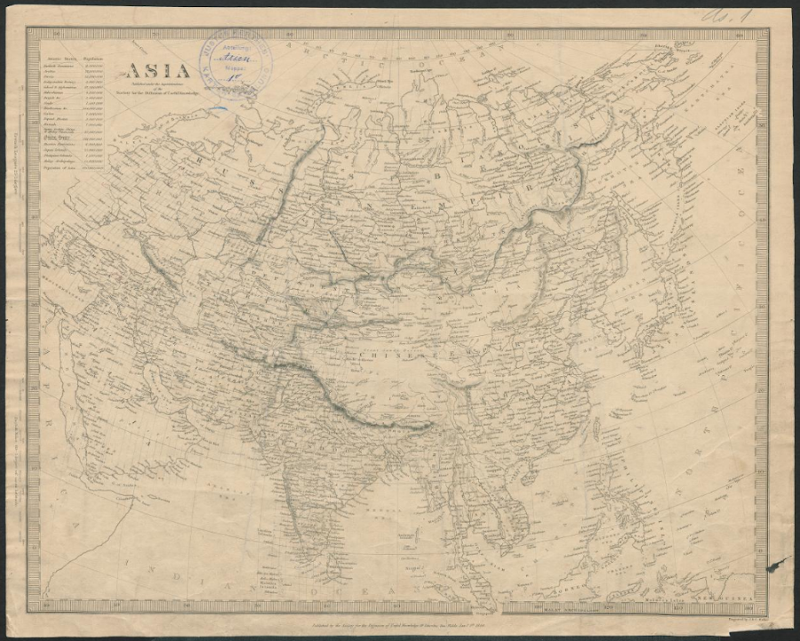 1840_Asia_Engraved by J. & C. Walker