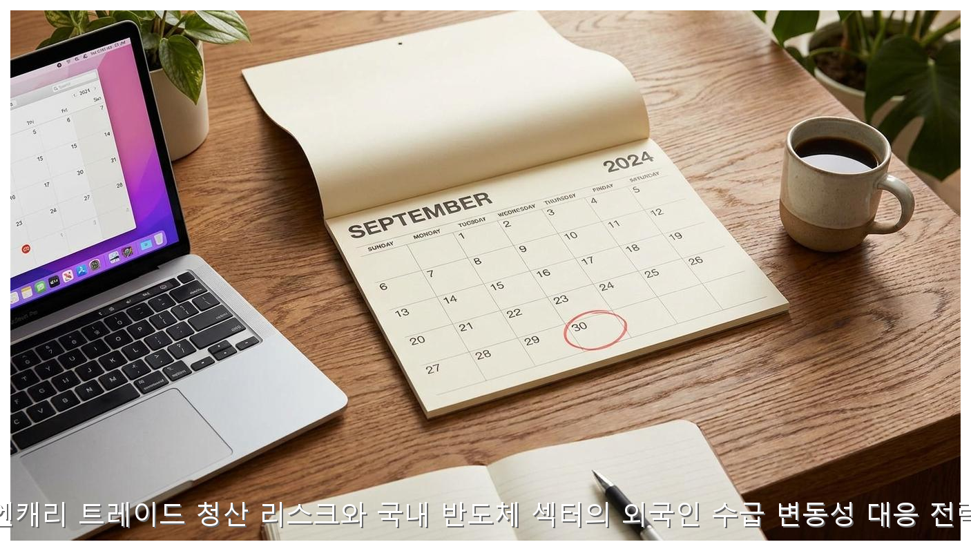 엔캐리 트레이드 청산 리스크와 국내 반도체 섹터의 외국인 수급 변동성 대응 전략 핵심 안내 및 분석 인포그래픽 (7)