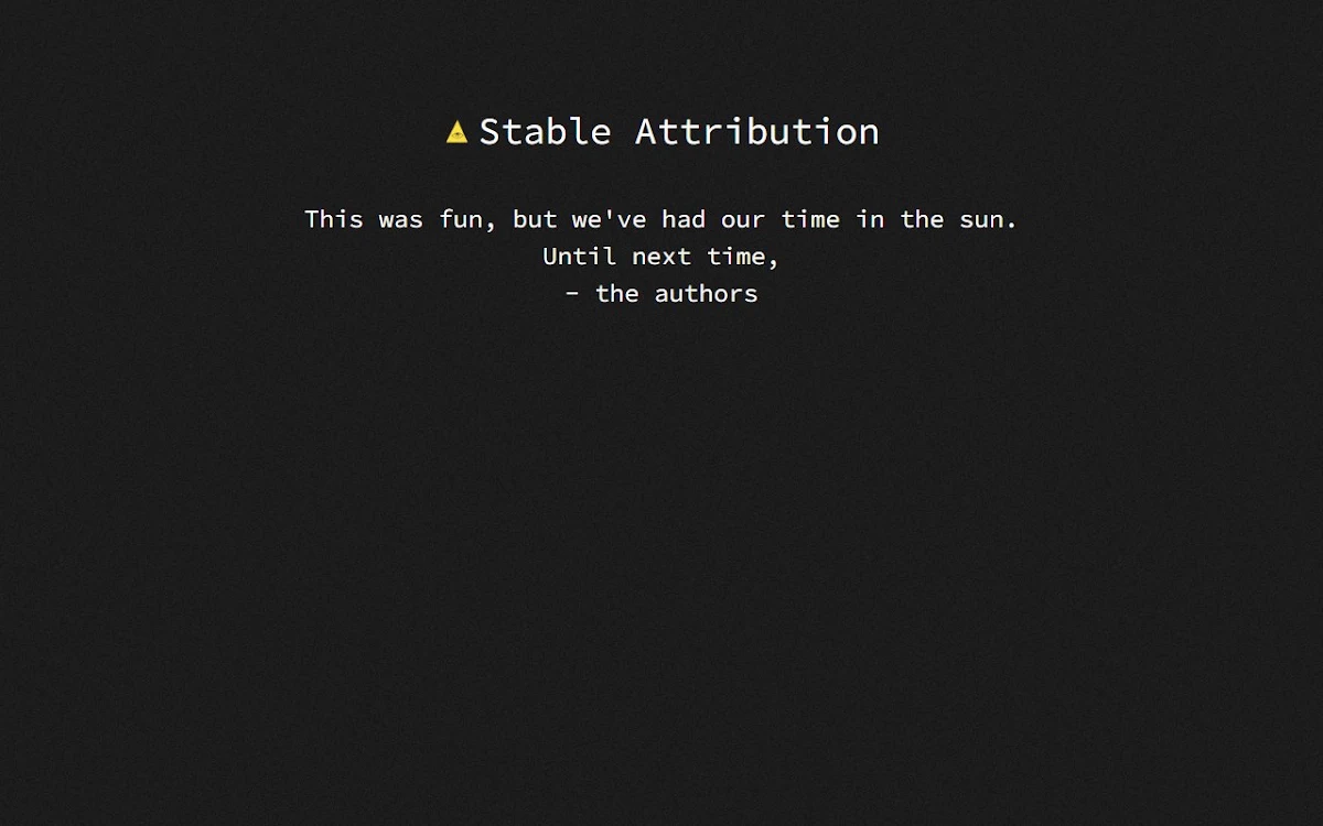 Captura de Stable Attribution