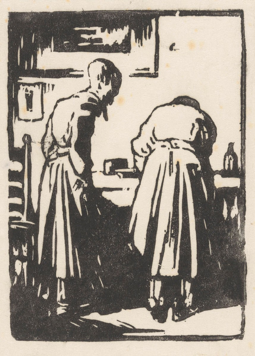 Twee vrouwen in een atelier 1888 1934