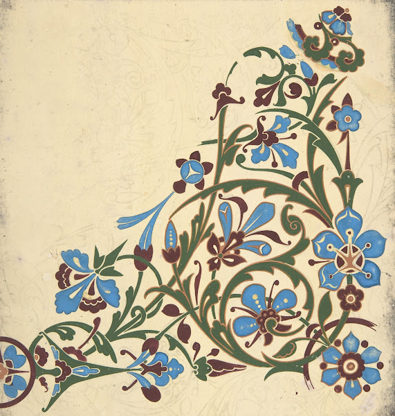 Design for a Floral Pattern ca 1883