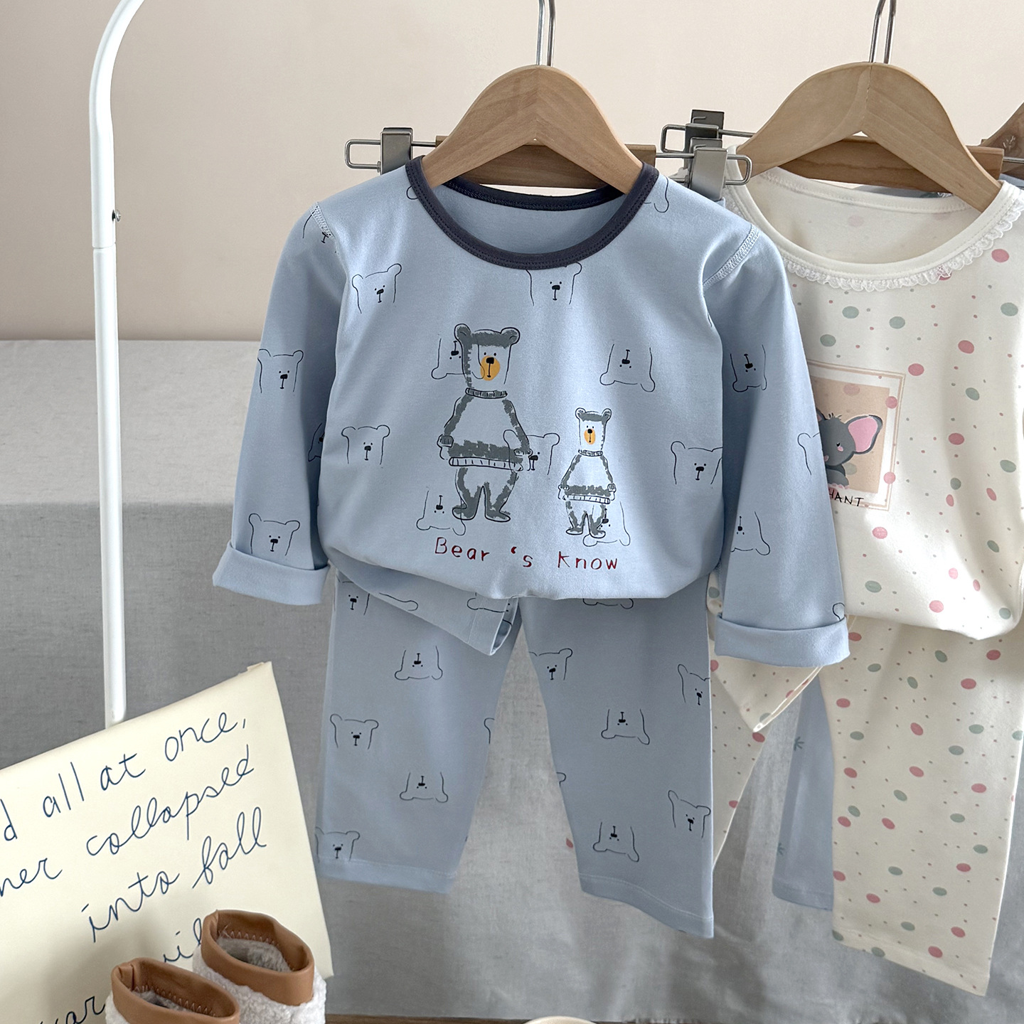 Kids Pajama Set, Cotton Blend, Various Patterns
