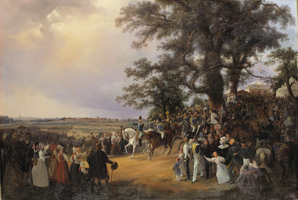 Review in Ladugårdsgärde Fields during Czar Nicolaus Visit in 1838