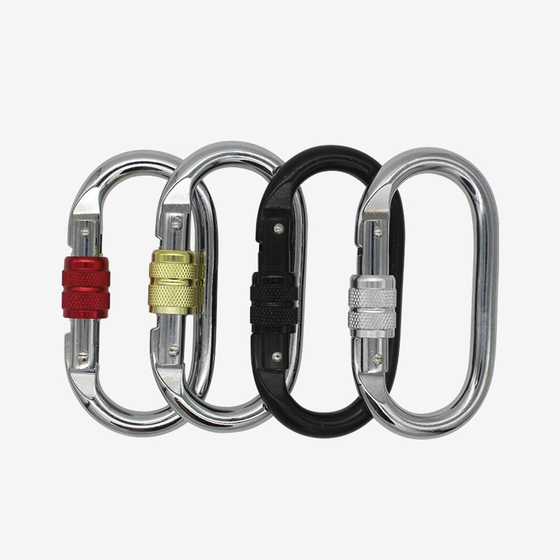 Stahlkarabiner für Klettern, 25 KN