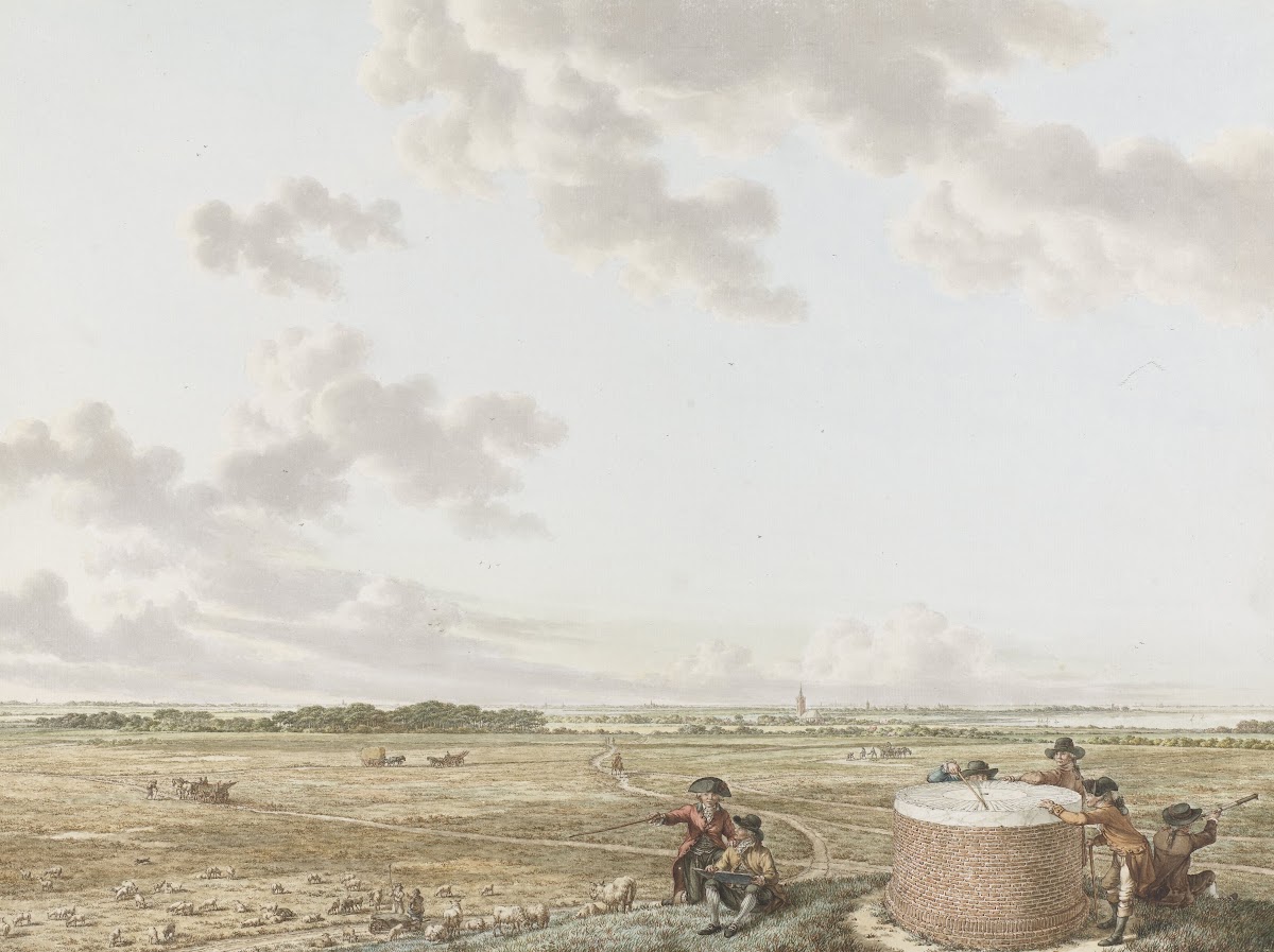Gezicht van de Tafelberg bij Blaricum met links Craayloos Bosch en rechts de taf