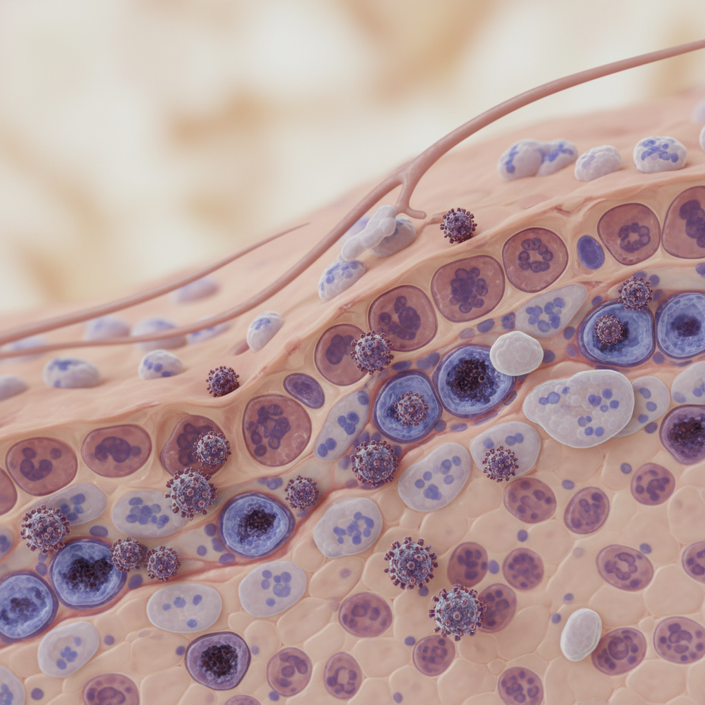 🧬 HPV 바이러스 감염 원리