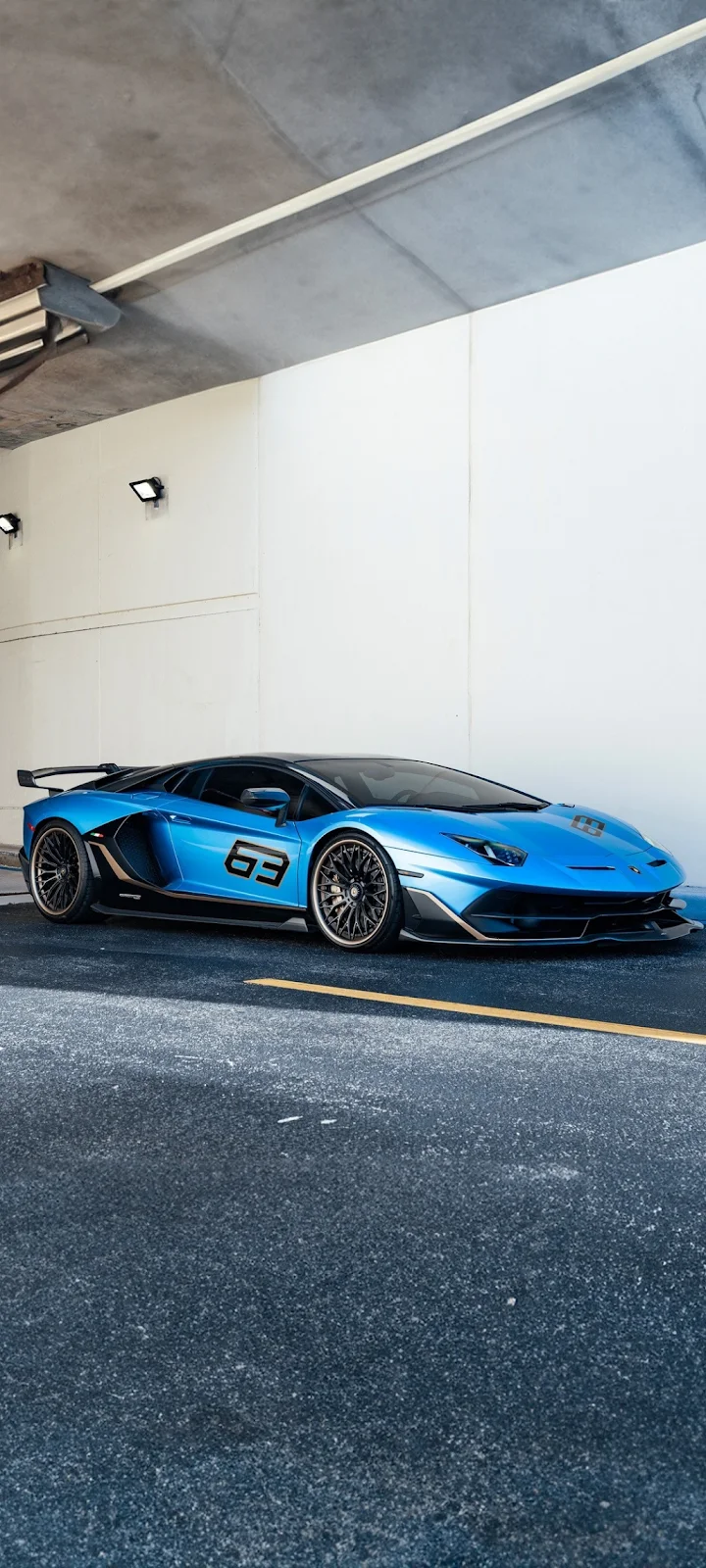Lamborghini Aventador SVJ 63 - Automotive Photography iPhone Wallpaper (1032x2293)