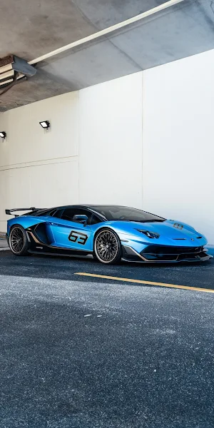 Lamborghini Aventador SVJ 63 iPhone Wallpaper Background