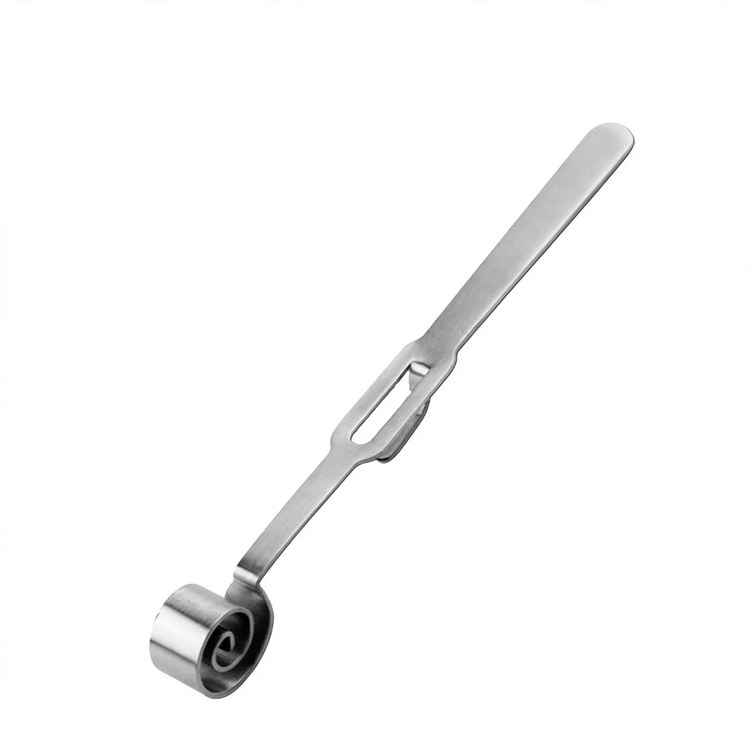 Stainless steel honey dipper, for hanging