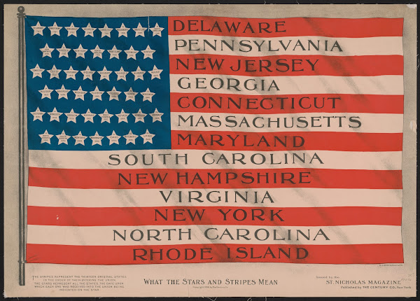 What the stars and stripes mean 1896