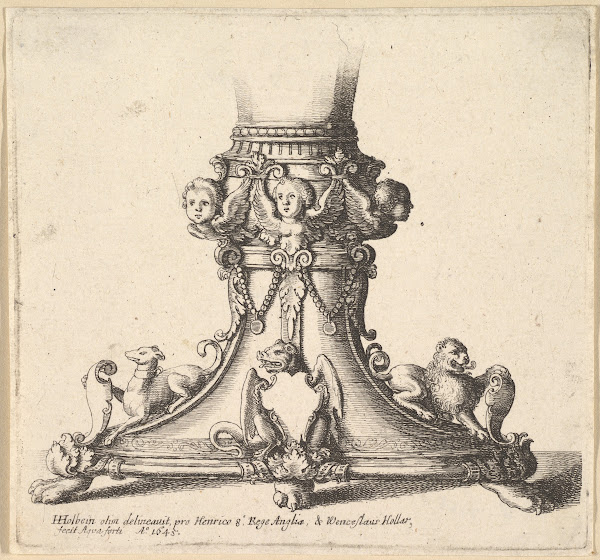 Base of an ornamental cup 1645