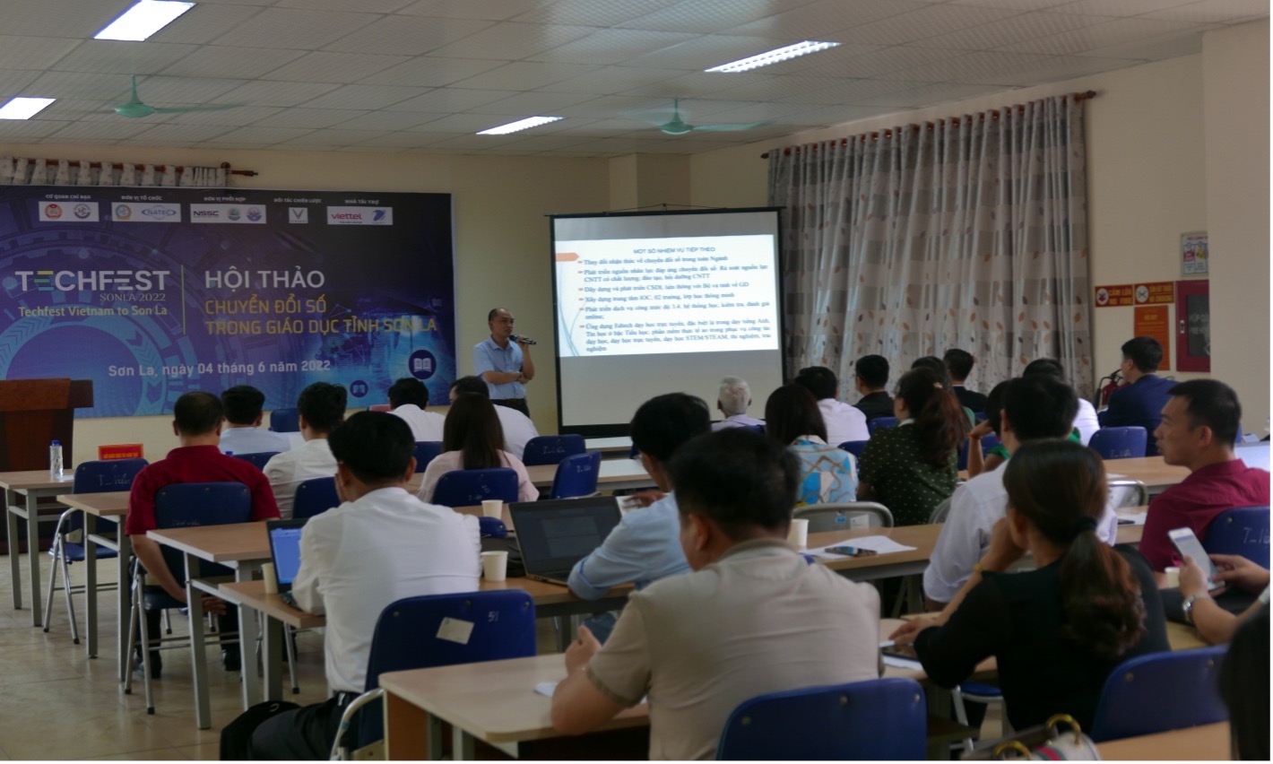 Ngày hội Khởi nghiệp đổi mới sáng tạo Sơn La lần thứ nhất - Techfest Sơn La 2022 tại Trường Đại học Tây Bắc