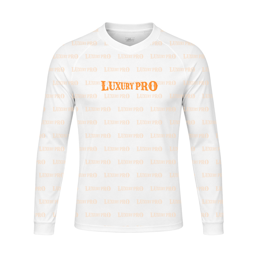 AOP MEG Kids Raglan V-Neck Soccer Jersey With Cuffs